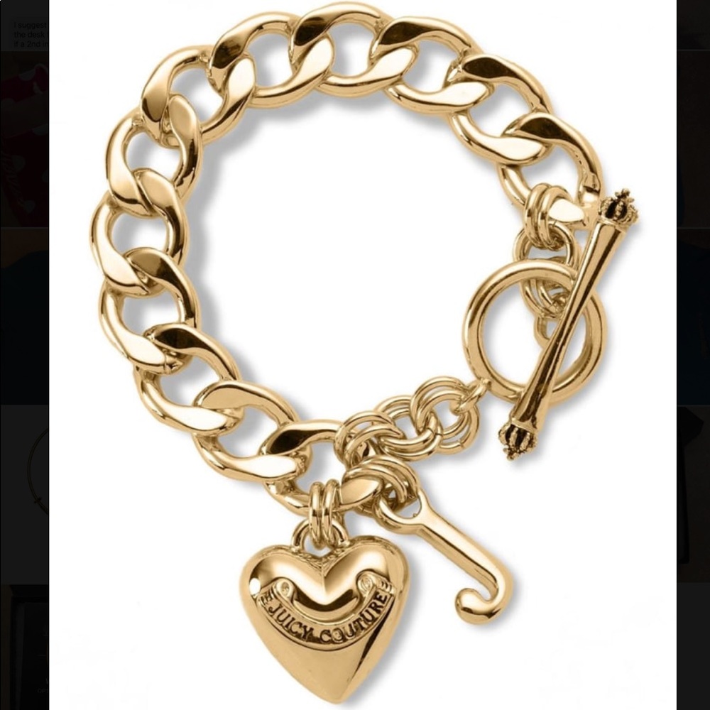 Juicy Couture Gold Charm Bracelet